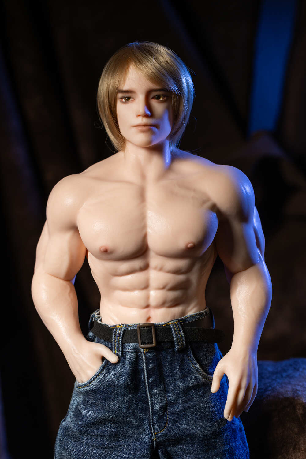 男性用ラブドール手軽にお楽しみいただけるミニ男の子ラブドール Alan 62cm T62 B36 W26 H29 3.5KG 8