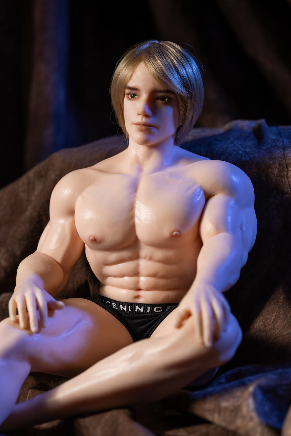 男性用ラブドール手軽にお楽しみいただけるミニ男の子ラブドール Alan 62cm T62 B36 W26 H29 3.5KG 9