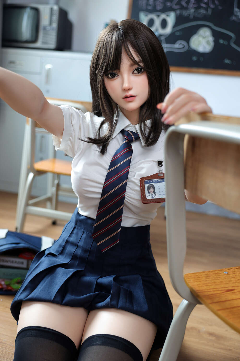 日本学生jk清楚系アニメデザインの高級清楚系アニメ風美肌人形 小倉花音 163cm T163 B83 W53 H92 34KG 4